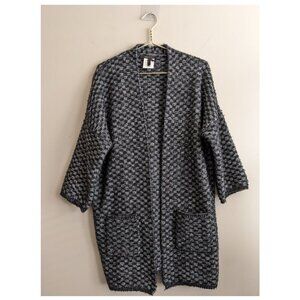 BGBGMaxazria checkered weave cardigan